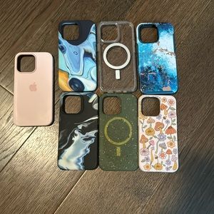 Lot of 7 iPhone 13 Pro cases